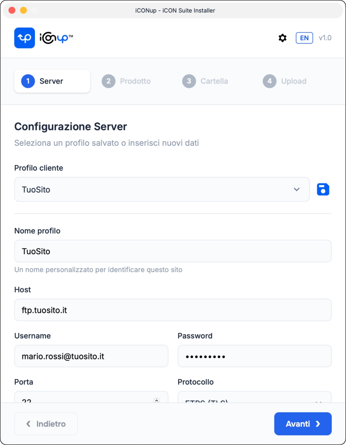 Step 1 - Configure Server