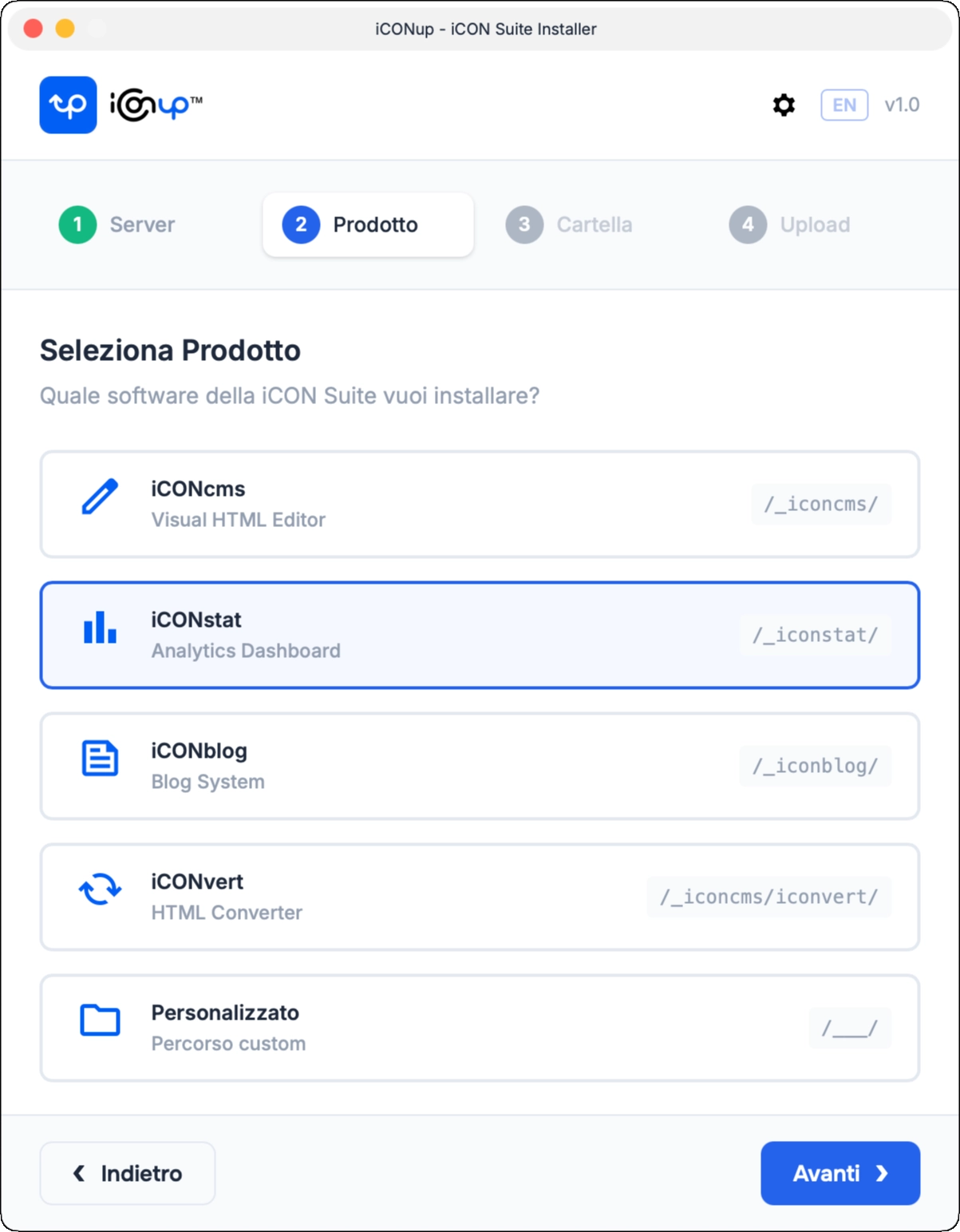 Step 2 - Choose the App